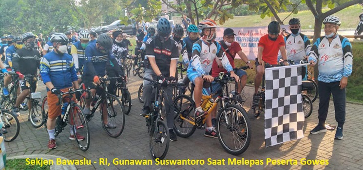 Launching Gowes Sepeda Bareng Jaga Bawaslu Dialogpublik