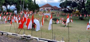 Bendera Merah Putih Berkibar Di Gedung Perundingan Linggarjati