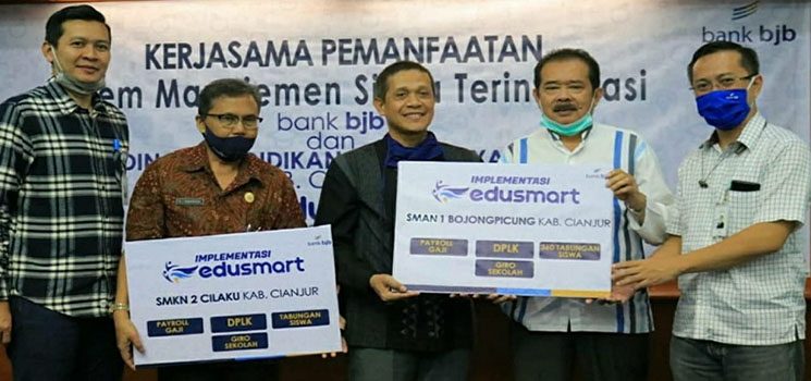 Kolaborasi bank bjb dan Dinas Pendidikan Cianjur Hadirkan Edusmart untuk Permudah Siswa