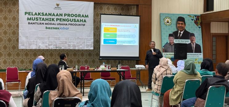 BAZNAS Jabar dan Yayasan SAPA Bantu 40 Mustahik menjadi Pengusaha
