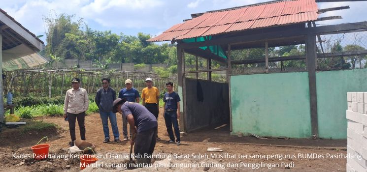 BUMDes Pasishalang Mandiri Bangun Gudang dan Penggilingan Padi