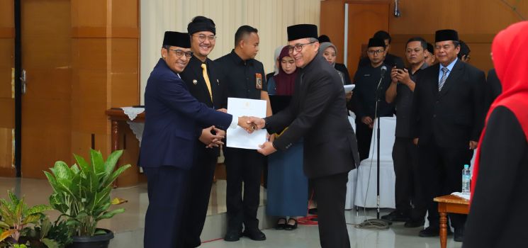Ini Nama nama Para Pejabat yang dilantik Wali Kota Cimahi di akhir tahun 2025